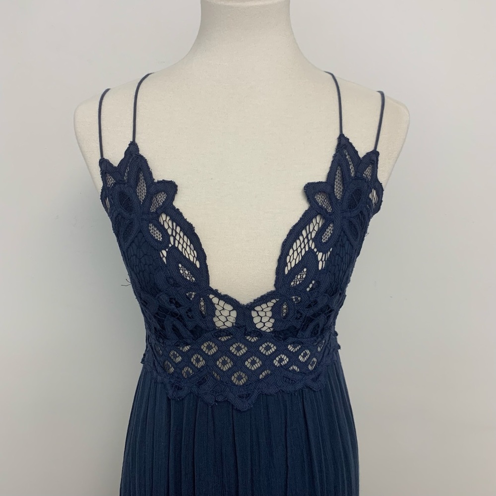 Free People Navy Maxi Dress - Picture 9 of 15